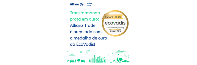 Allianz Trade recebe Medalha de Ouro da EcoVadis