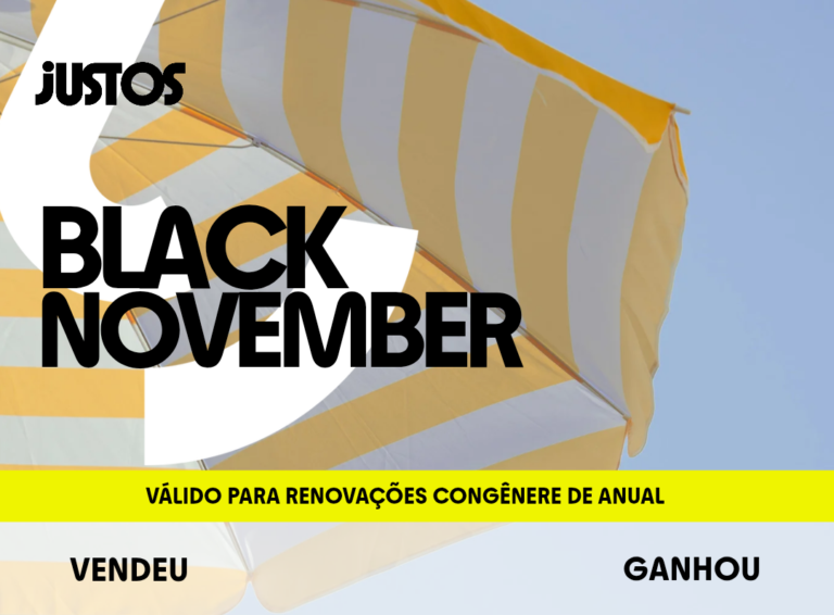 Justos lança campanha Black November