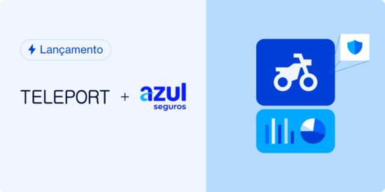 TELEPORT passa a oferecer seguro de moto da Azul Seguros