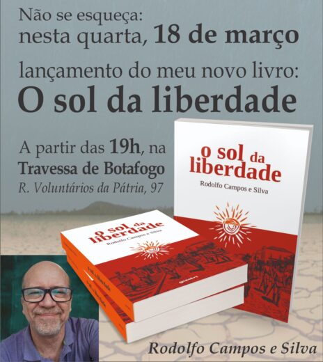 Lançamento do livro “O sol da liberdade”