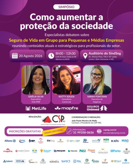 CSP-MG debate oportunidades do Seguro de Vida para pequenas e médias empresas em simpósio