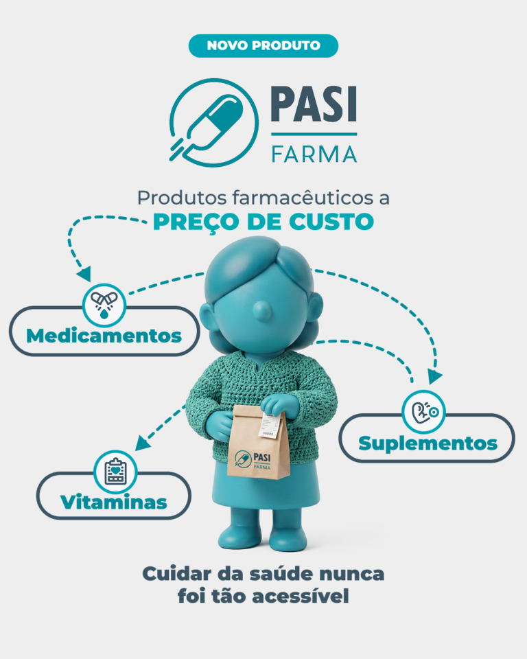 PASI Farma oferece produtos farmacêuticos a preço de custo