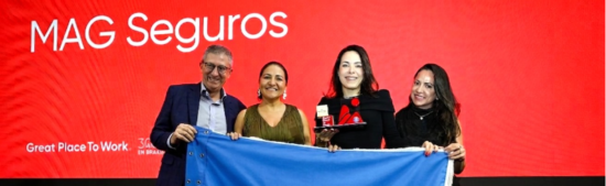 MAG Seguros conquista reconhecimento inédito e entra para o ranking das melhores empresas para trabalhar da região
