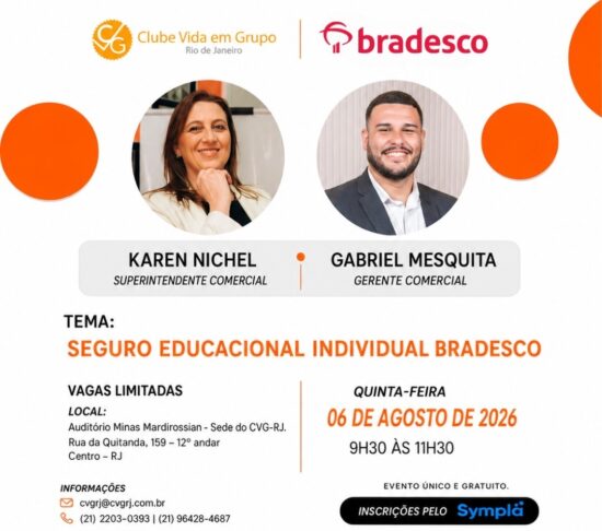 CVG-RJ promove café da manhã sobre Seguro Educacional