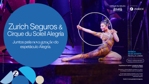 Zurich prepara experiências para o público durante temporada de Alegría, do Cirque du Soleil, em São Paulo