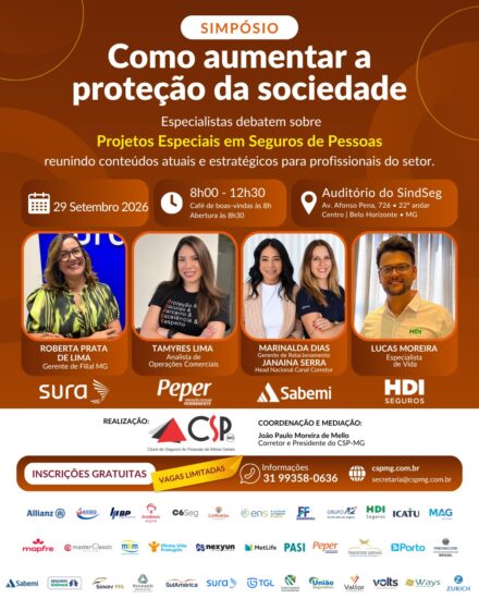 Simpósio do CSP-MG reúne especialistas para debater Projetos Especiais em Seguros de Pessoas