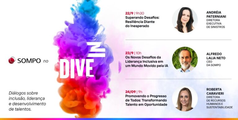 Lideranças da Sompo debatem inclusão e o futuro do trabalho durante o Dive In Festival 2026