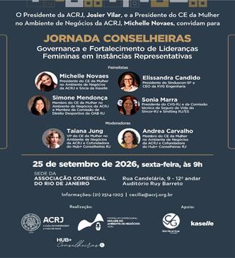 CVG-RJ participa e apoia Jornada Conselheiras realizado pela ACRJ