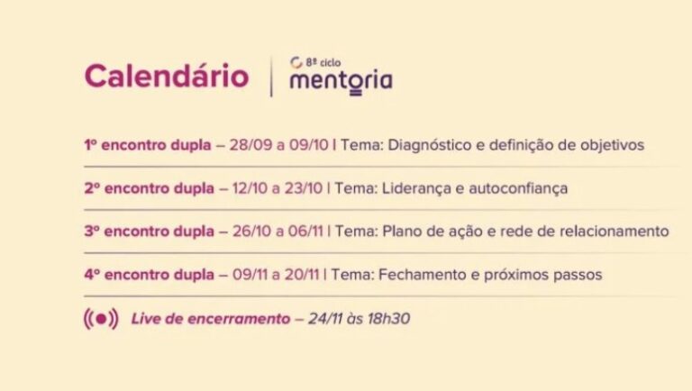 Sou Segura promove abertura oficial do “Programa de Mentoria”