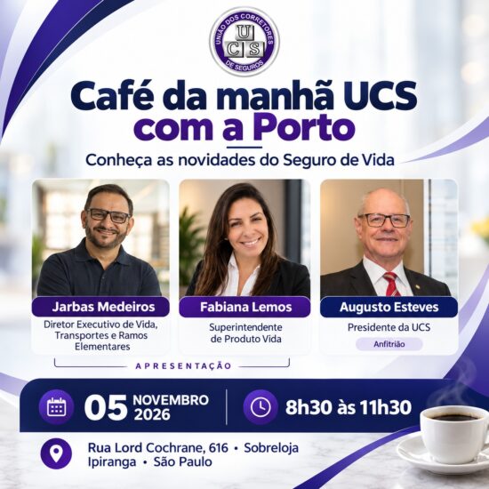 UCS promove café da manhã com a Porto para apresentar novidades do Seguro de Vida